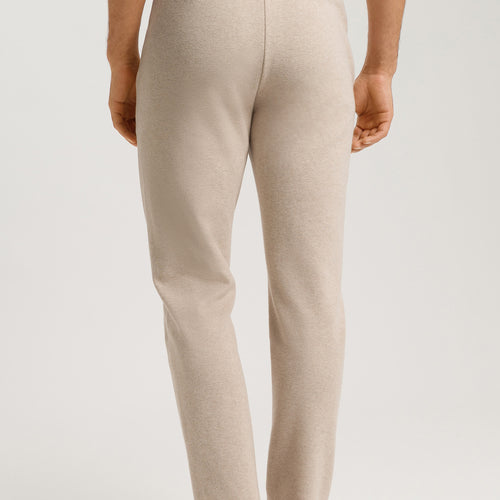 Cozy Living Organic Cotton Soft Jersey Pants | Camel Melange 75817-2895