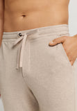 Cozy Living Organic Cotton Soft Jersey Pants | Camel Melange 75817-2895