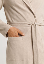 Cozy Living Organic Cotton Soft Jersey Robe | Camel Melange 75821-2895