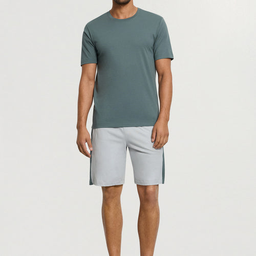 Night And Day Cotton Drawstring Shorts | Skyline Gray 75824-2679