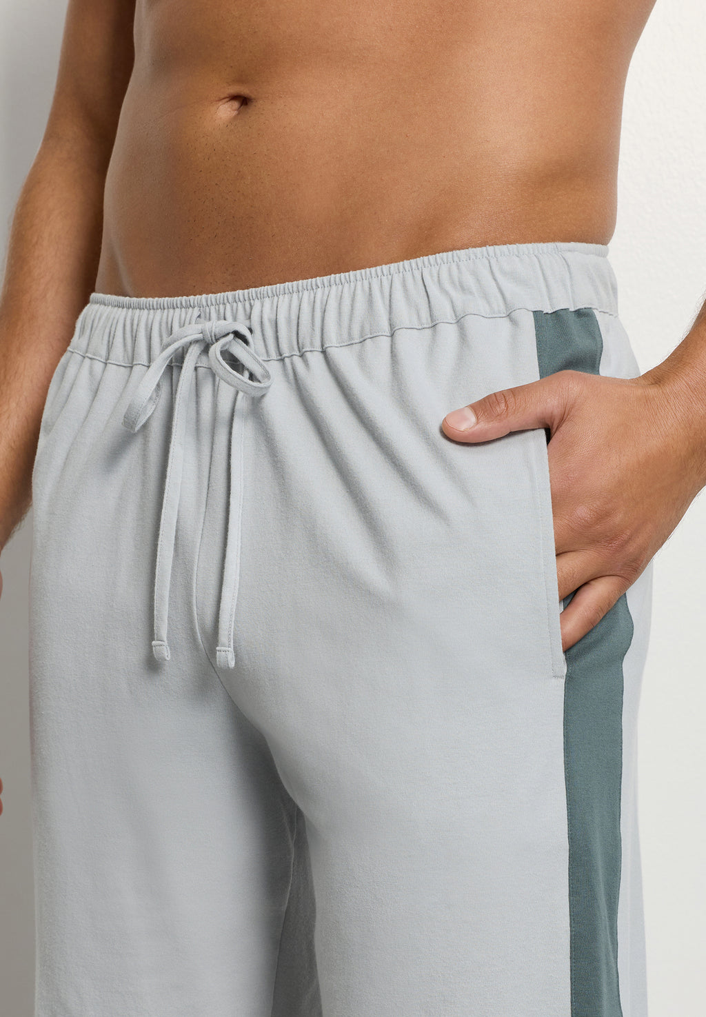 Night And Day Cotton Drawstring Shorts | Skyline Gray 75824-2679