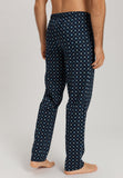 Night And Day Cotton Drawstring Pajama Pants | Black/Periwinkle 75829-3003