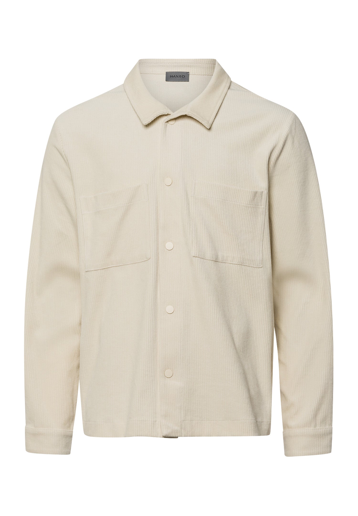 Cozy Living Cotton Corduroy Button Front Jacket | White Opal 75831-2138