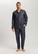 Selection Satin Cotton Pajama Set | Nightshade Woven 75835-3038