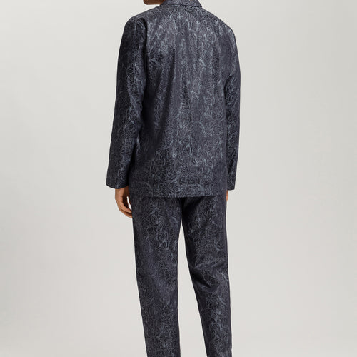 Selection Satin Cotton Pajama Set | Nightshade Woven 75835-3038