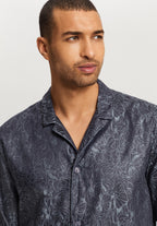 Selection Satin Cotton Pajama Set | Nightshade Woven 75835-3038