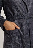 Selection Satin Cotton Robe | Nightshade Woven 75836-3038