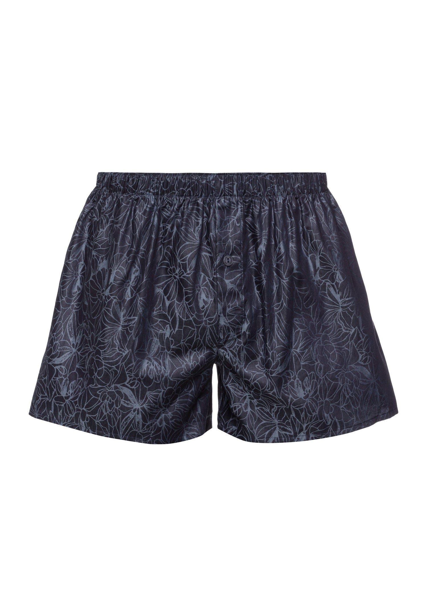 Selection Satin Cotton Boxers | Nightshade Woven 75837-3038