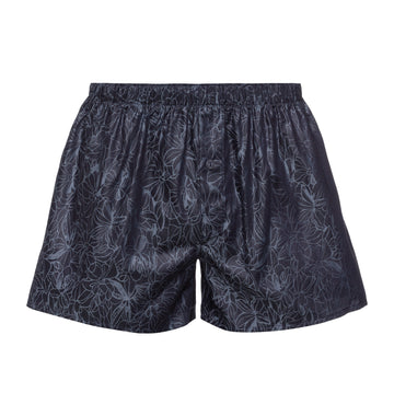 Selection Satin Cotton Boxers | Nightshade Woven 75837-3038
