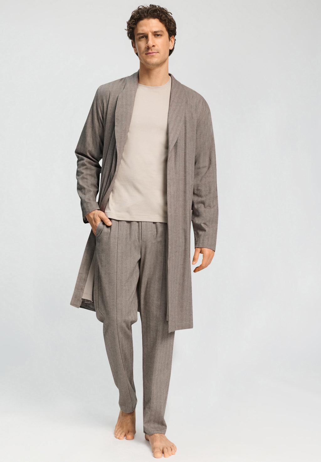 Woolen Luxury Robe | Earthy Woven 75841-3127