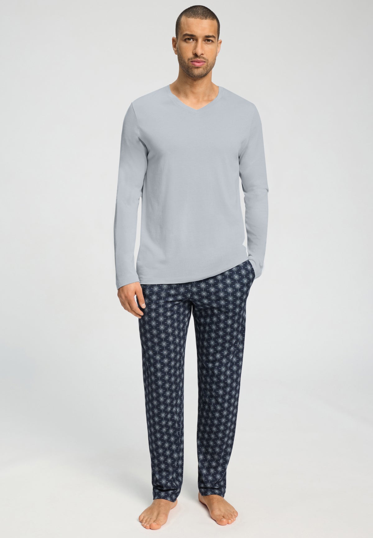 Night And Day L/Slv Pajama Vneck | Celestial Night 75843-3120