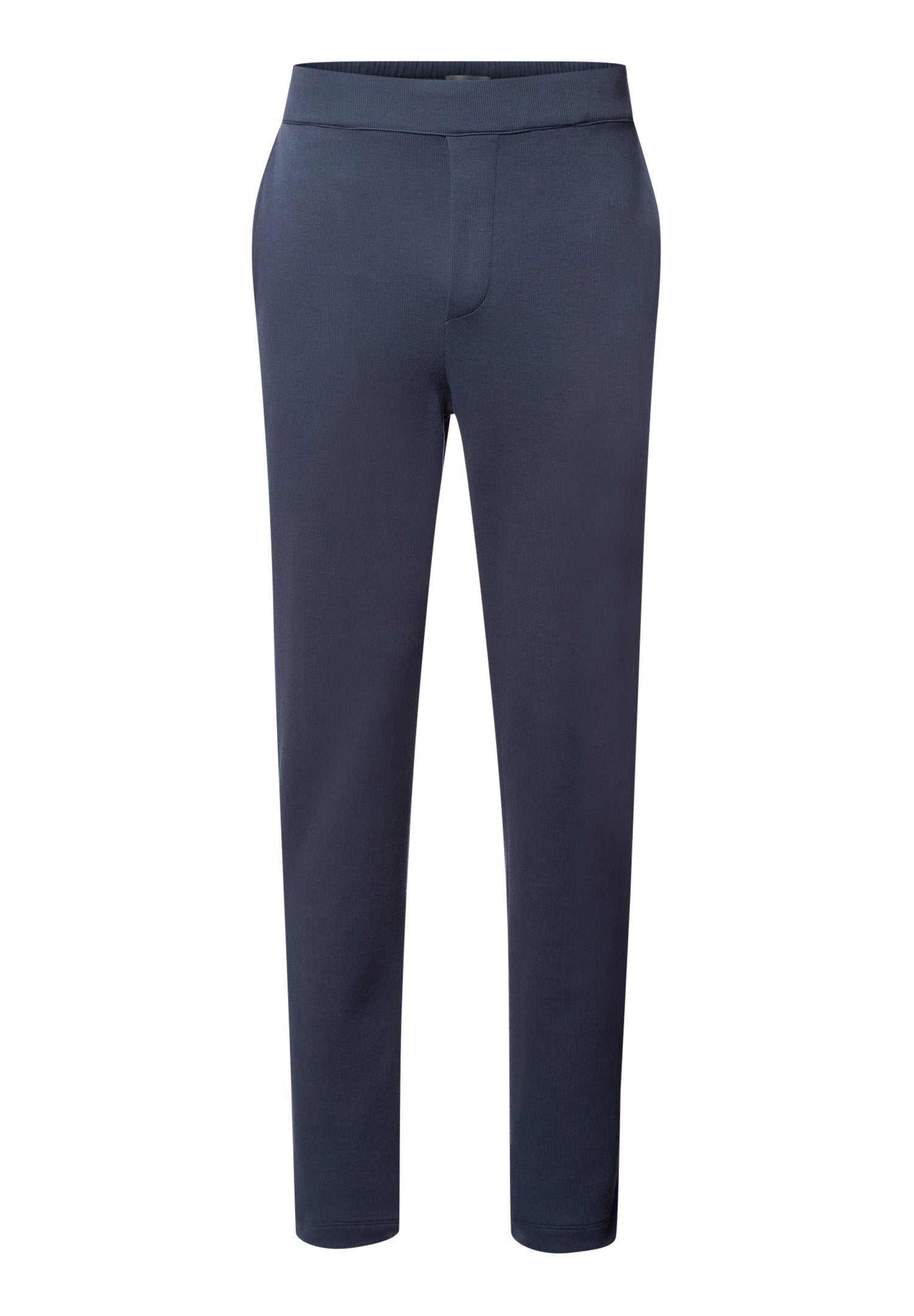 Travelwear Cotton Rib Polo Collar Pullover | Ombre Blue 75858-2635