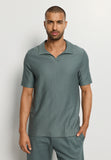 Travelwear S/Slv Shirt V-Neck | Studio Green 75865-2739