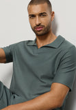 Travelwear S/Slv Shirt V-Neck | Studio Green 75865-2739