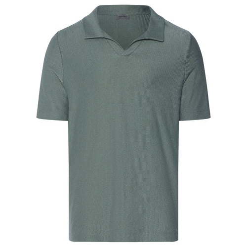 Travelwear S/Slv Shirt V-Neck | Studio Green 75865-2739