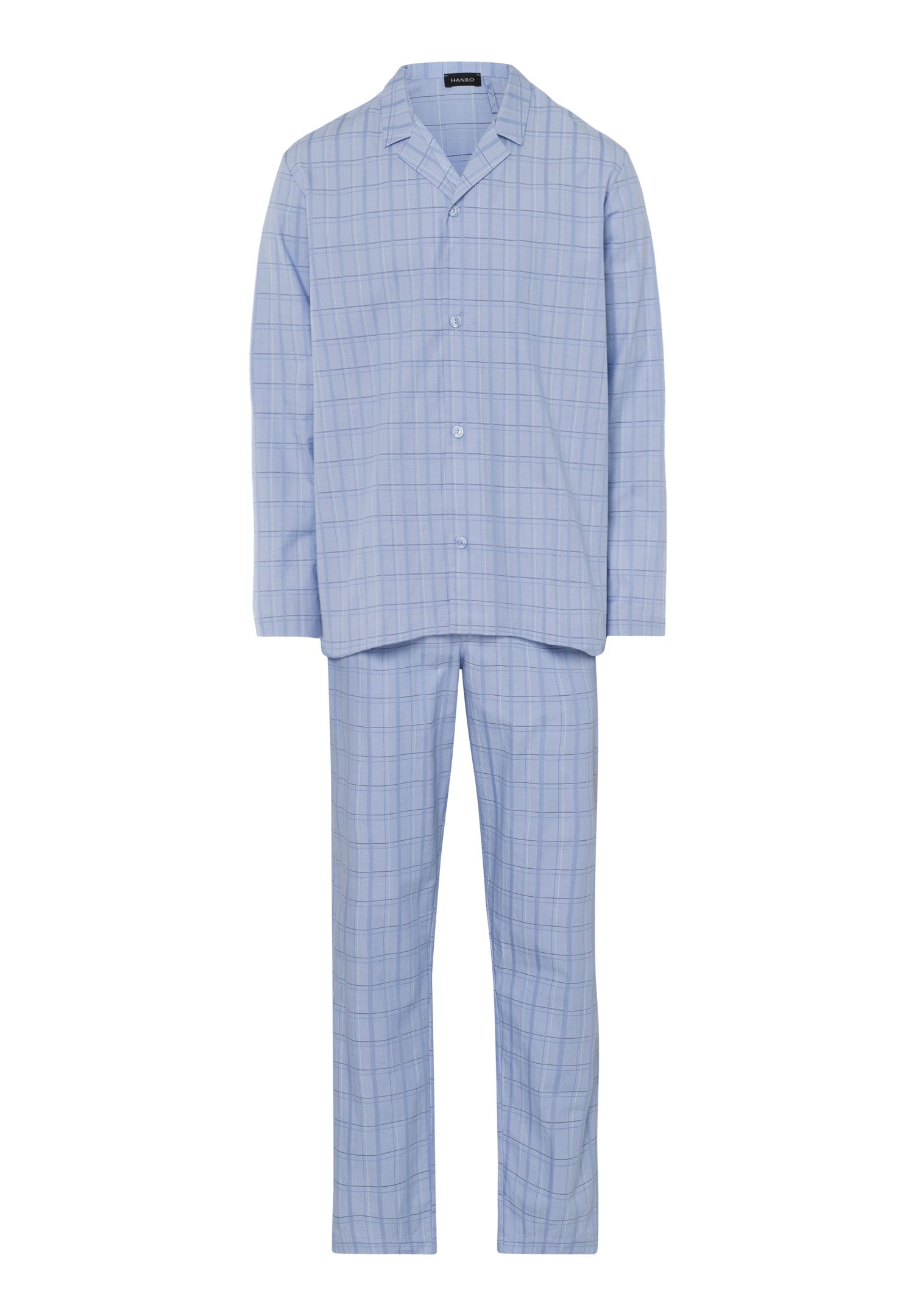 75893 Ian Long Sleeve Pajama Set - 2357 Galactic Check