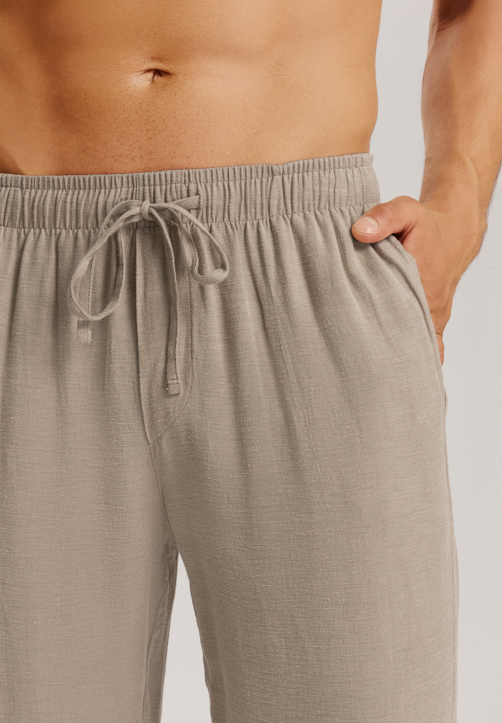 Urban Casuals Linen Blend Drawstring Pants | Savanna 75924-2809