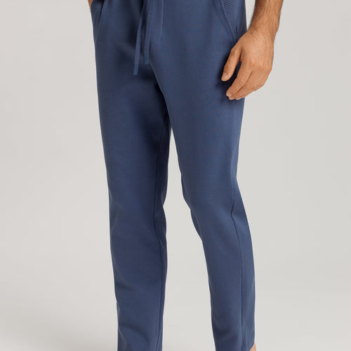 Smartwear Cotton Drawstring Lounge Pants | Vintage Indigo 75936-2617