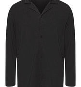 75991 Casuals Long Sleeve Button Front Shirt - 996 Caviar