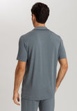 Casuals Notch Collar Button Front Shirt | Ocean Melange 75992-3020