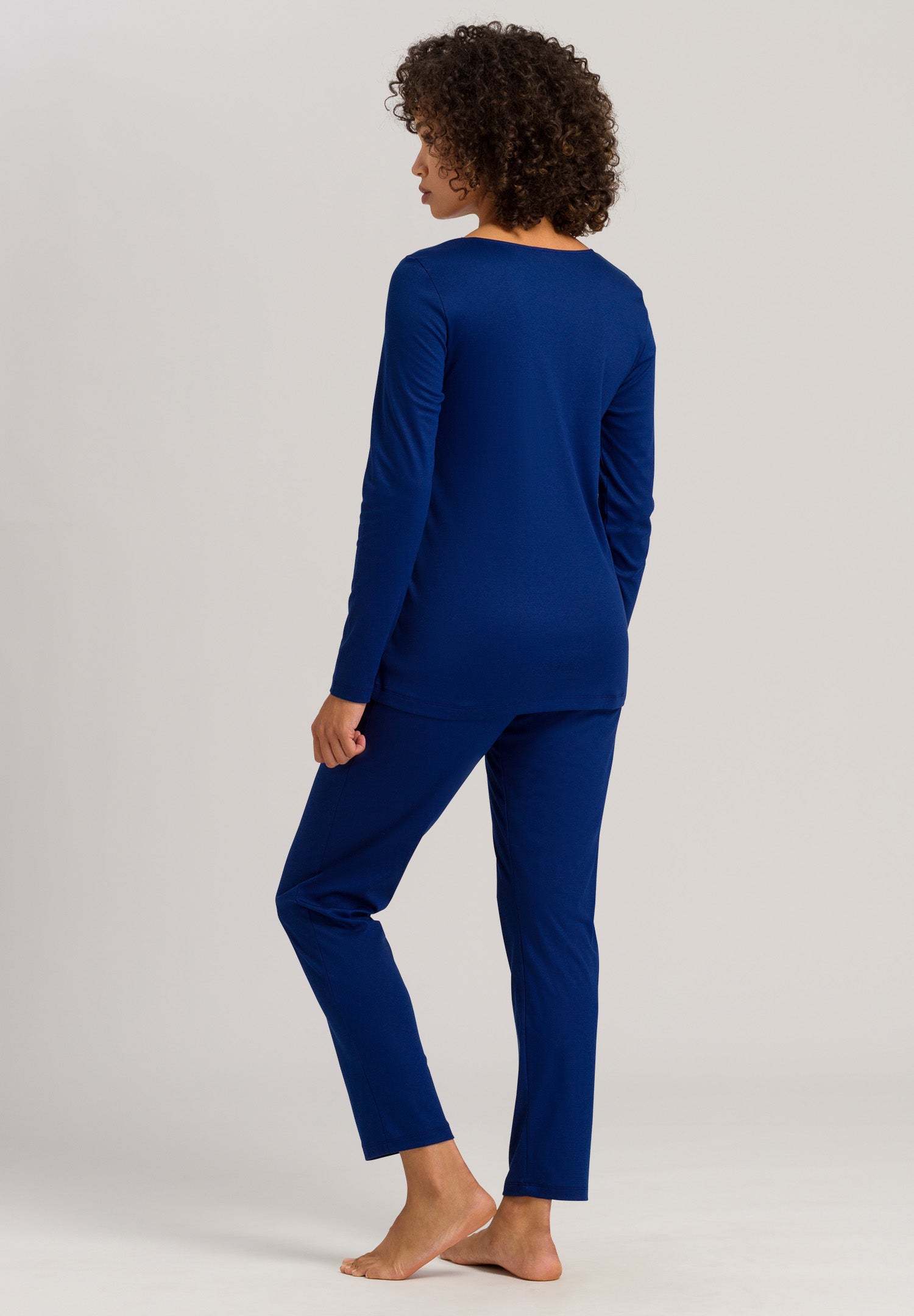 76107 Paola Long Sleeve Pajama Set - 1662 Space Blue