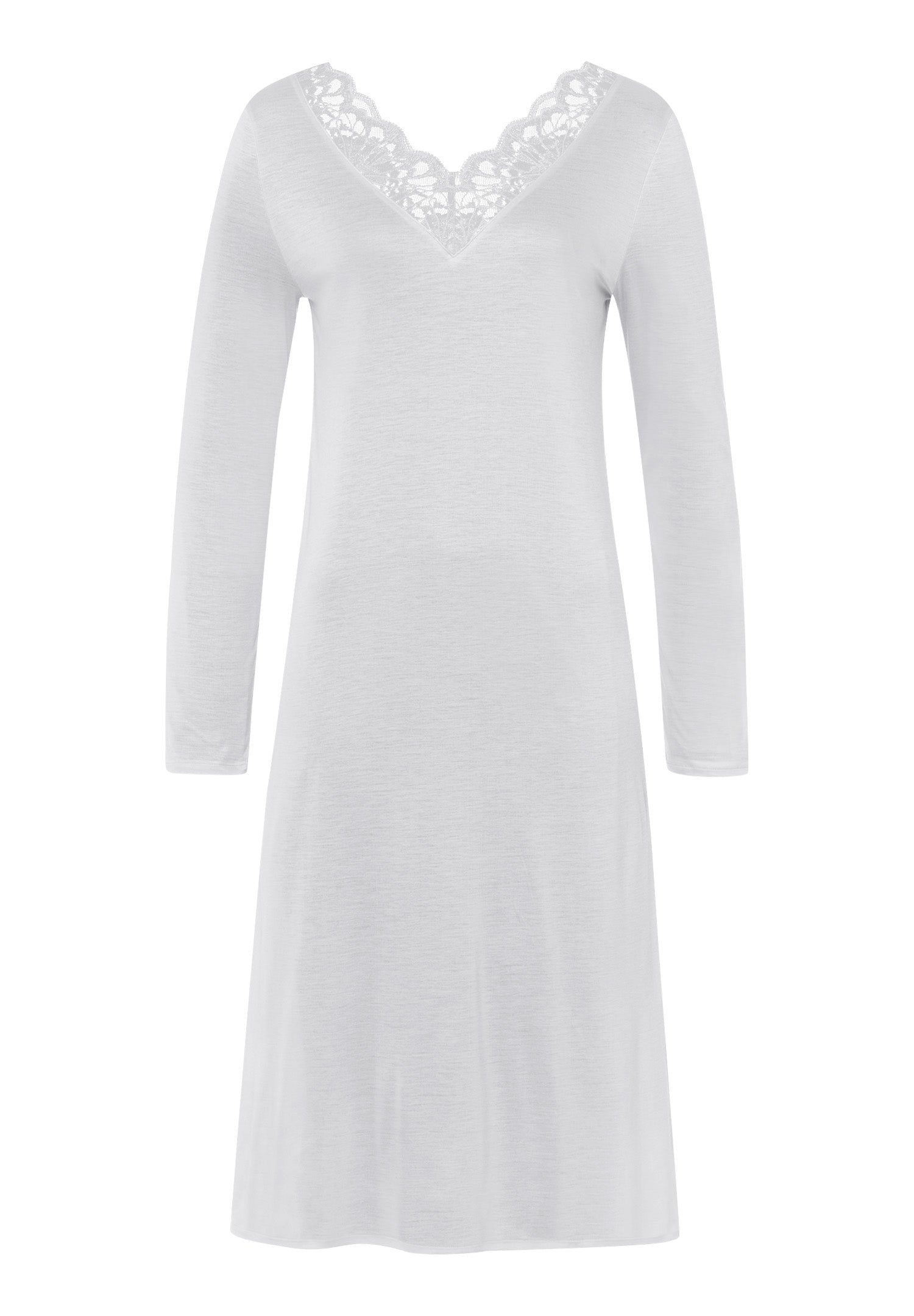 76233 Mae Long Sleeve Nightgown - 2654 Silver Grey