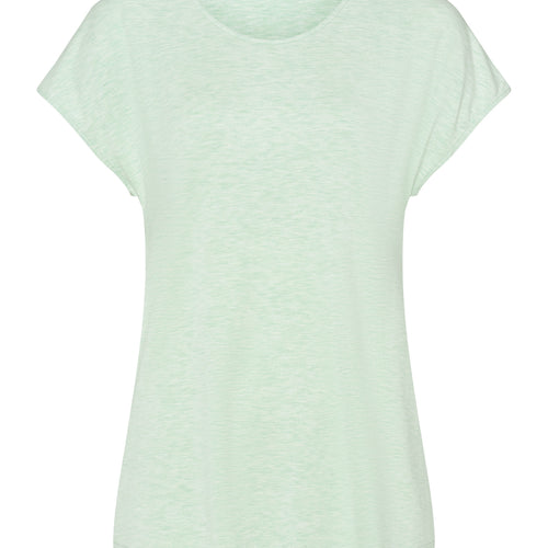 76237 Natural Elegance Short Sleeve Shirt - 2374 Pistachio Melange