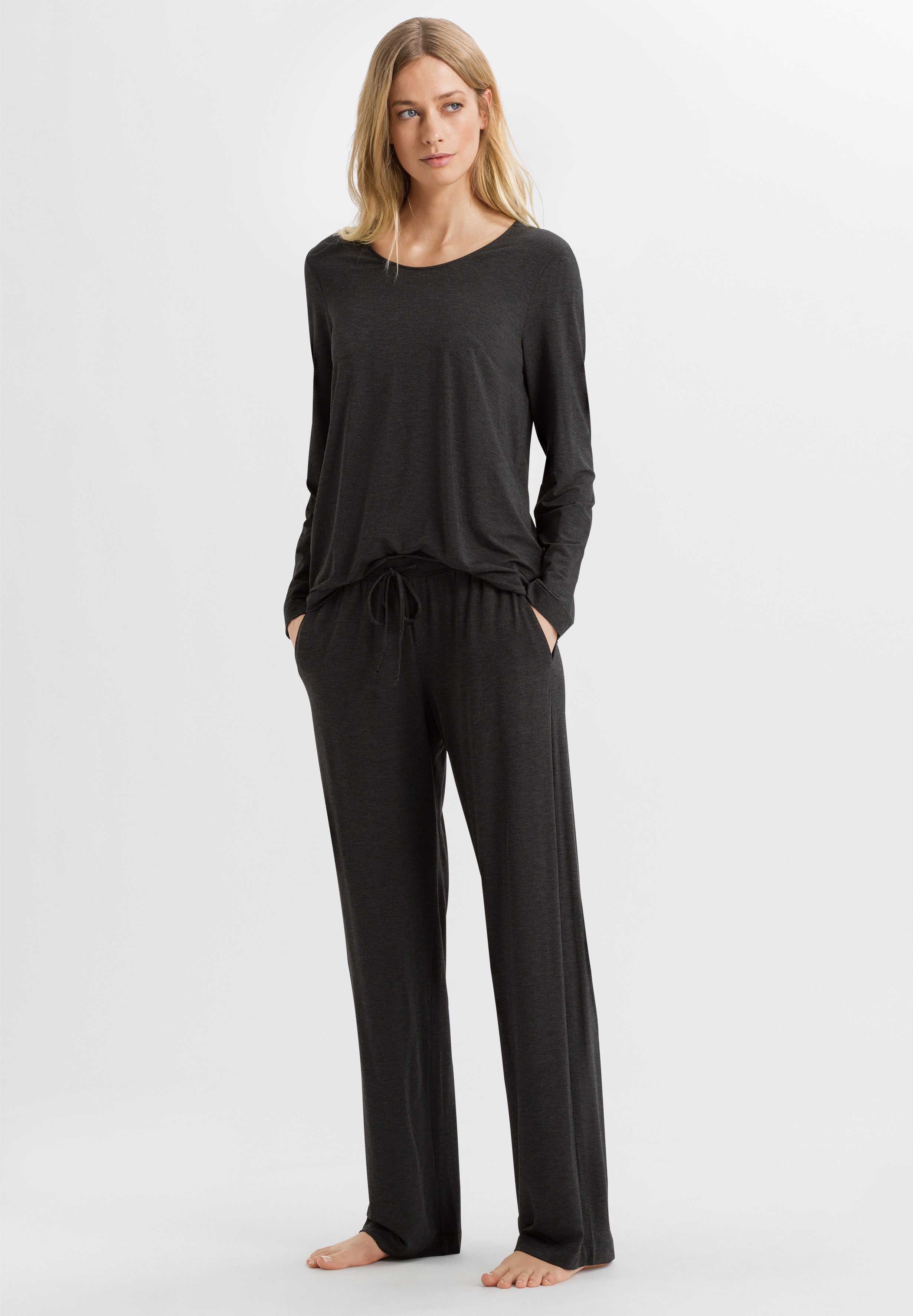 76239 Natural Elegance Long Pants - 996 Caviar