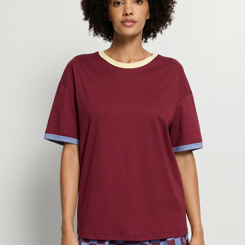 Arthur Arbesser X Hanro Color-Block Cotton T-Shirt | Primitivo 76306-2428
