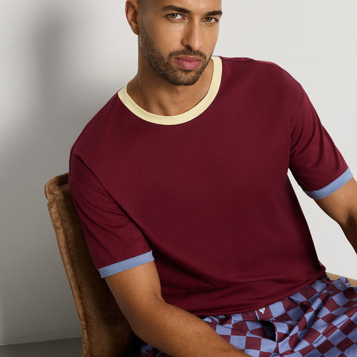Arthur Arbesser X Hanro Color-Block Cotton T-Shirt | Primitivo 76306-2428