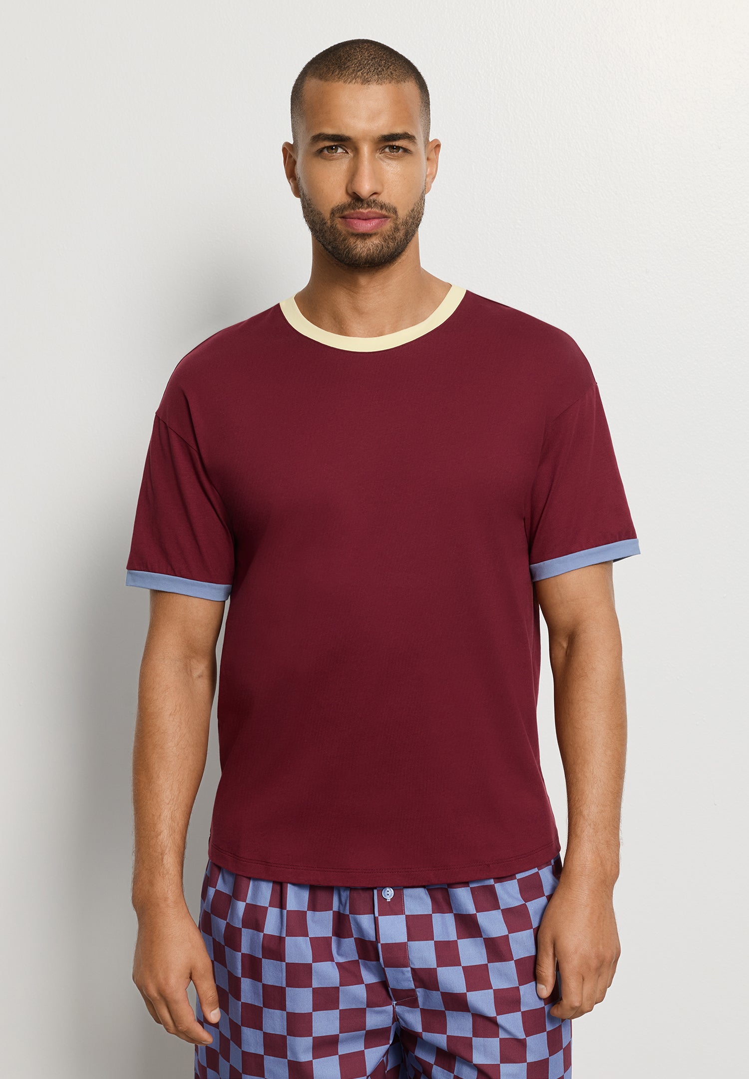 Arthur Arbesser X Hanro Color-Block Cotton T-Shirt | Primitivo 76306-2428