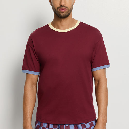 Arthur Arbesser X Hanro Color-Block Cotton T-Shirt | Primitivo 76306-2428