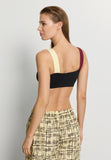 Arthur Arbesser X Hanro Color-Block Crop Top | Black Beauty 76325-2199
