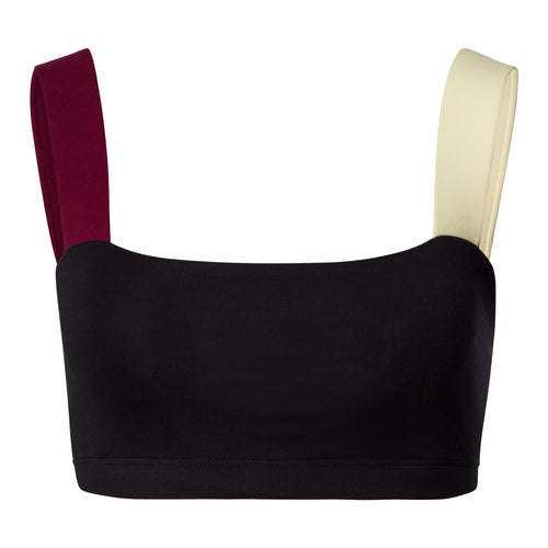 Arthur Arbesser X Hanro Color-Block Crop Top | Black Beauty 76325-2199
