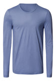 Arthur Arbesser X Hanro Crew Neck Cotton Top | Stonewash 76334-2538
