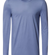 Arthur Arbesser X Hanro Crew Neck Cotton Top | Stonewash 76334-2538