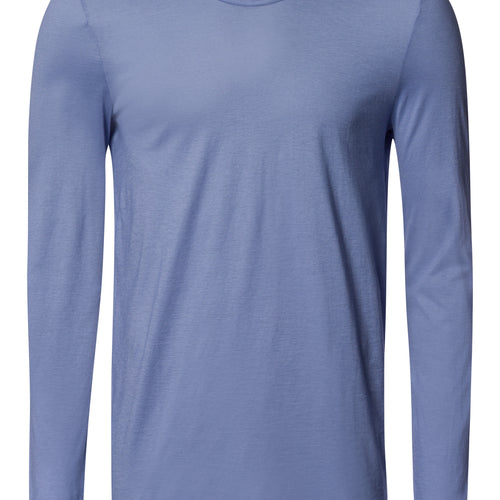 Arthur Arbesser X Hanro Crew Neck Cotton Top | Stonewash 76334-2538