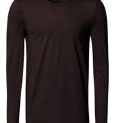 Arthur Arbesser X Hanro Crew Neck Cotton Top | Dark Pine 76334-2751