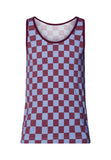 Arthur Arbesser X Hanro Tartan Tank Top | Chess Print 76342-3068