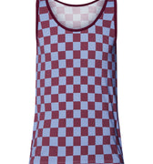 Arthur Arbesser X Hanro Tartan Tank Top | Chess Print 76342-3068
