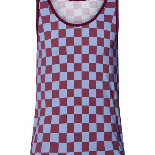 Arthur Arbesser X Hanro Tartan Tank Top | Chess Print 76342-3068