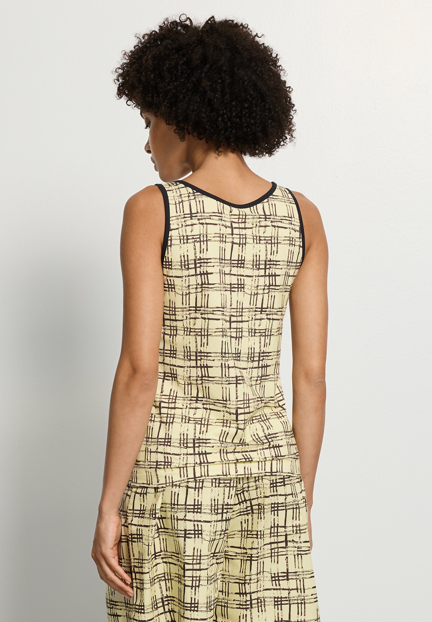 Arthur Arbesser X Hanro Tartan Tank Top | Tartan Print 76342-3069