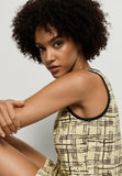 Arthur Arbesser X Hanro Tartan Tank Top | Tartan Print 76342-3069