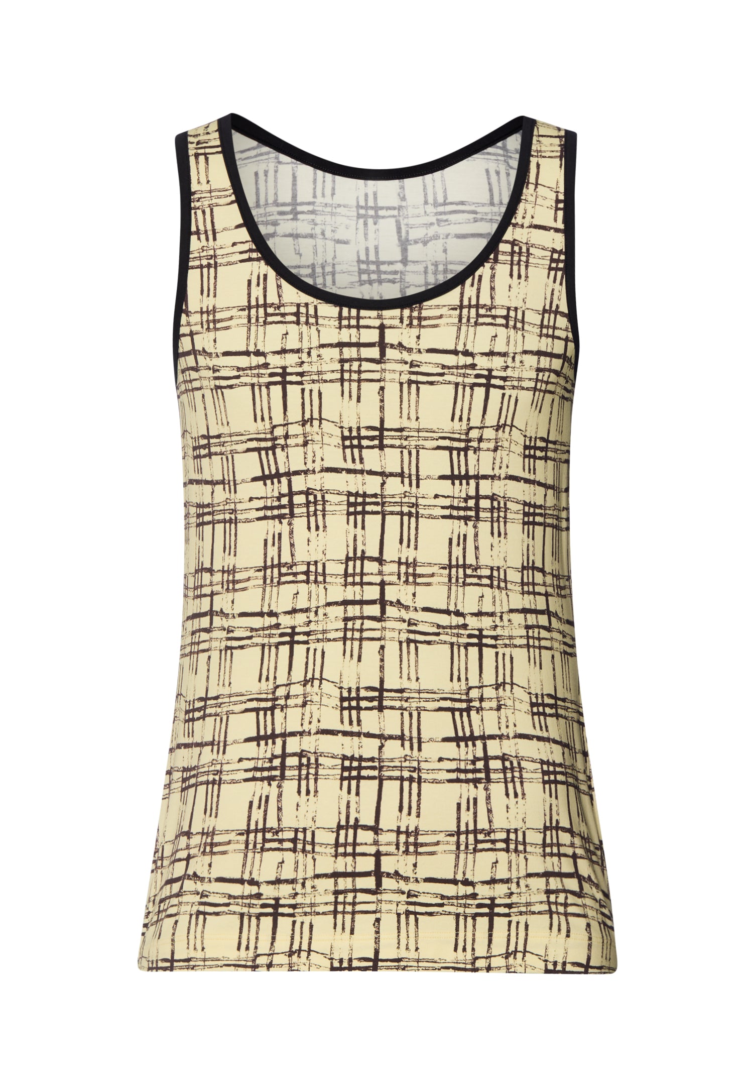 Arthur Arbesser X Hanro Tartan Tank Top | Tartan Print 76342-3069