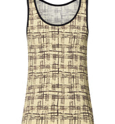 Arthur Arbesser X Hanro Tartan Tank Top | Tartan Print 76342-3069