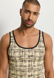 Arthur Arbesser X Hanro Tartan Tank Top | Tartan Print 76342-3069