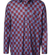 Arthur Arbesser X Hanro Checkered Cotton Shirt | Chess Print 76347-3068