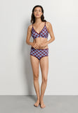 Arthur Arbesser X Hanro Tartan Crop Top | Chess Print 76348-3068