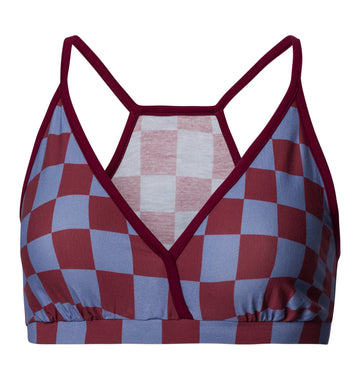 Arthur Arbesser X Hanro Tartan Crop Top | Chess Print 76348-3068