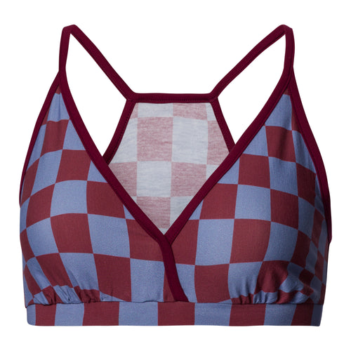Arthur Arbesser X Hanro Tartan Crop Top | Chess Print 76348-3068